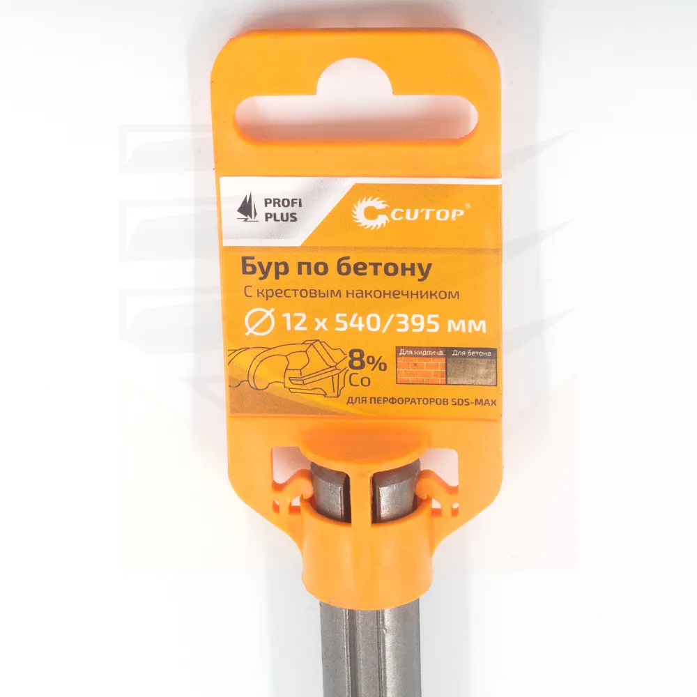 Бур SDS MAX 12х540мм крестовой наконечник Profi CUTOP Plus