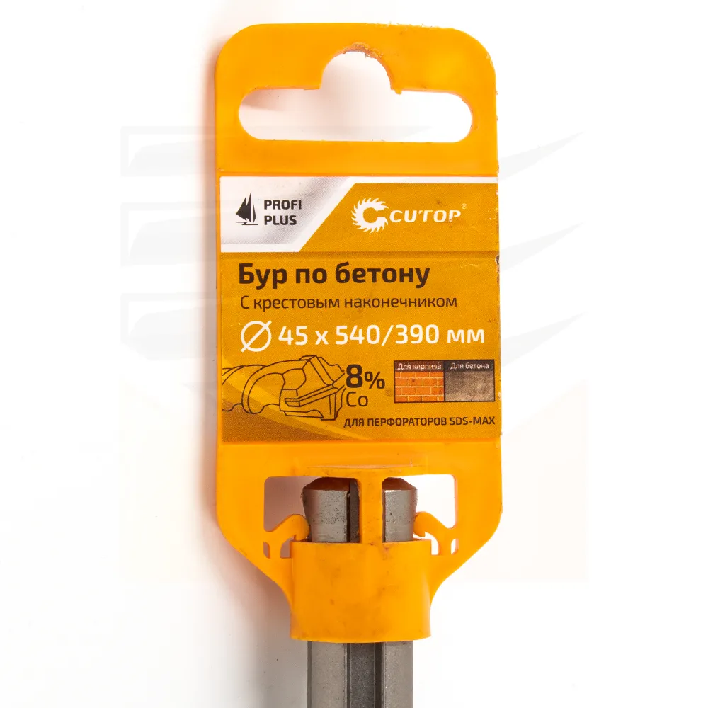 Бур SDS MAX 45х540мм крестовой наконечник Profi CUTOP Plus