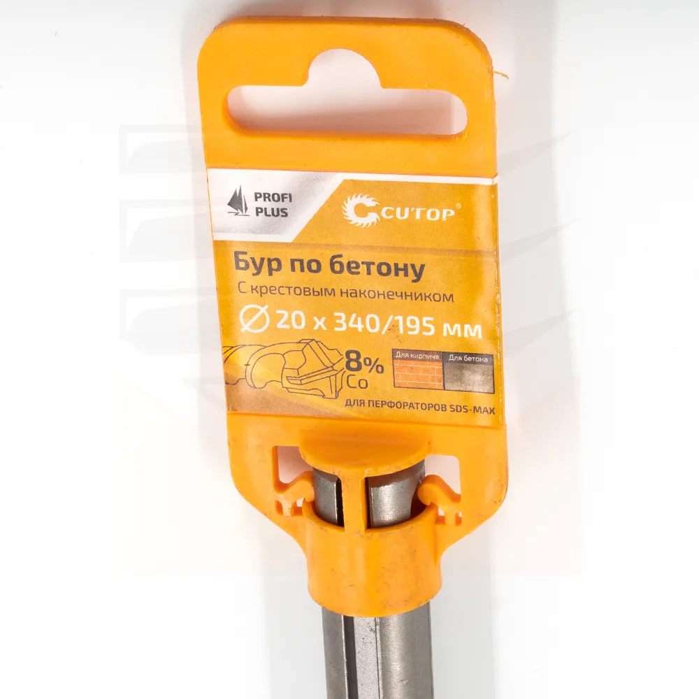 Бур SDS MAX 20х340мм крестовой наконечник Profi CUTOP Plus