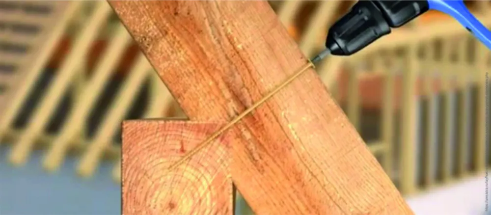 Шуруп по дереву потай конструкционный 4х60 Torx 20 HIMTEXfix
