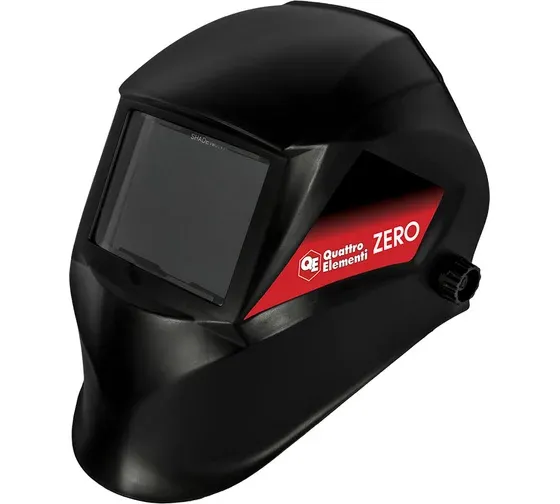 Маска сварщика хамелеон QUATTRO ELEMENTI ZERO Фикс. затемнение (110х90мм, DIN10, пластик)