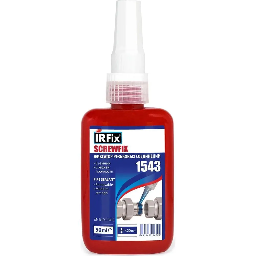 Герметик анаэробный (фиксатор резьбы) IRFIX SCREWFIX 50 мл (120шт)