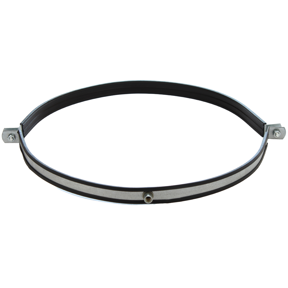 Хомут для воздуховода с резиновым профилем М8 355мм