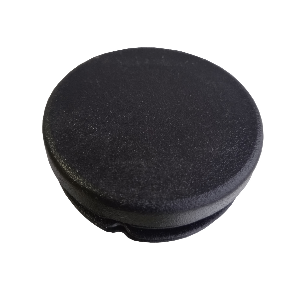 Заглушка круглая д.38 пластиковая практичная черная RAL 9017 2