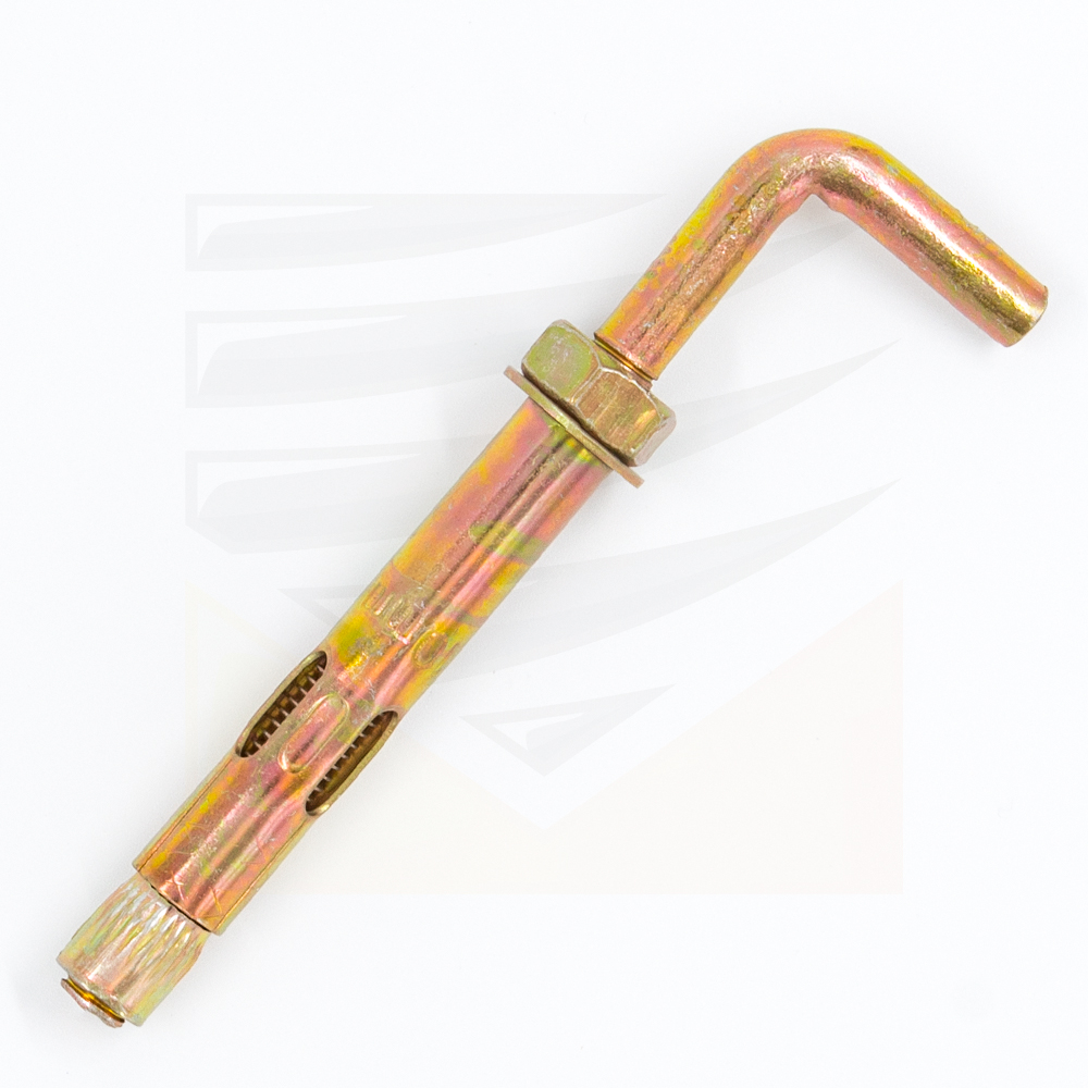 Анкерный болт с Г-образным крюком  М10х80 HL Анкерный болт с Г-образным крюком  М10х80 HL