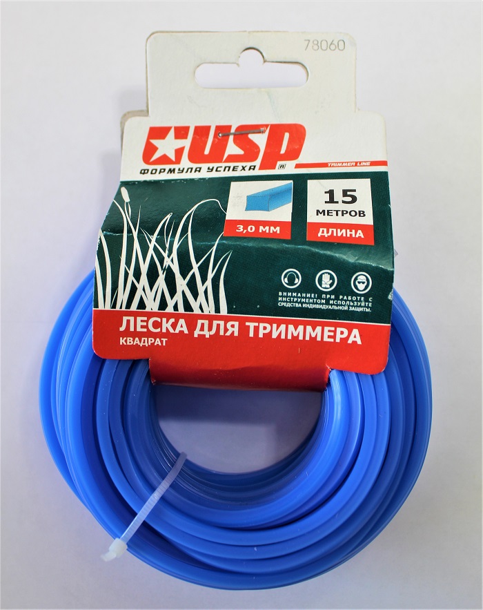 для триммера леска квадрат газон