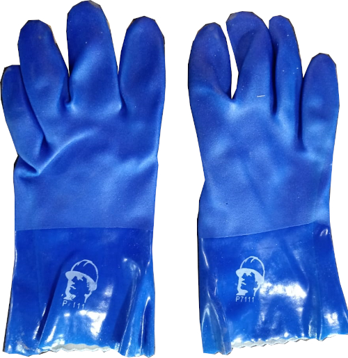 Перчатки МБС с ПВХ синие удлиненные любое количество склад Краснодар