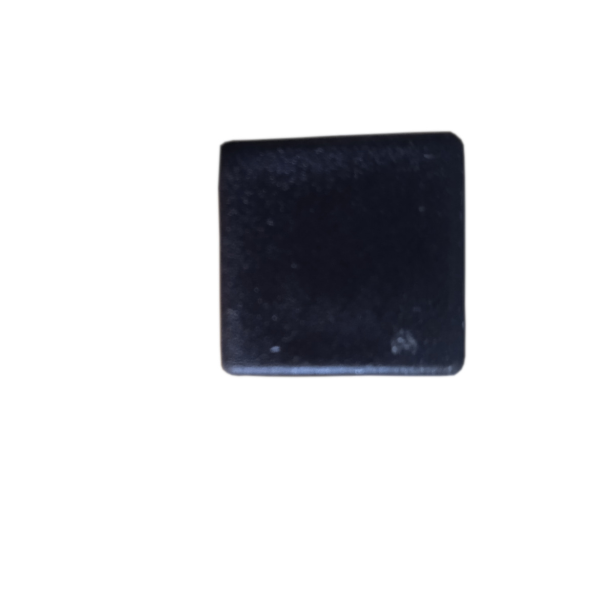 Заглушка квадратная 15х15 пластиковая практичная черная RAL 9017 2