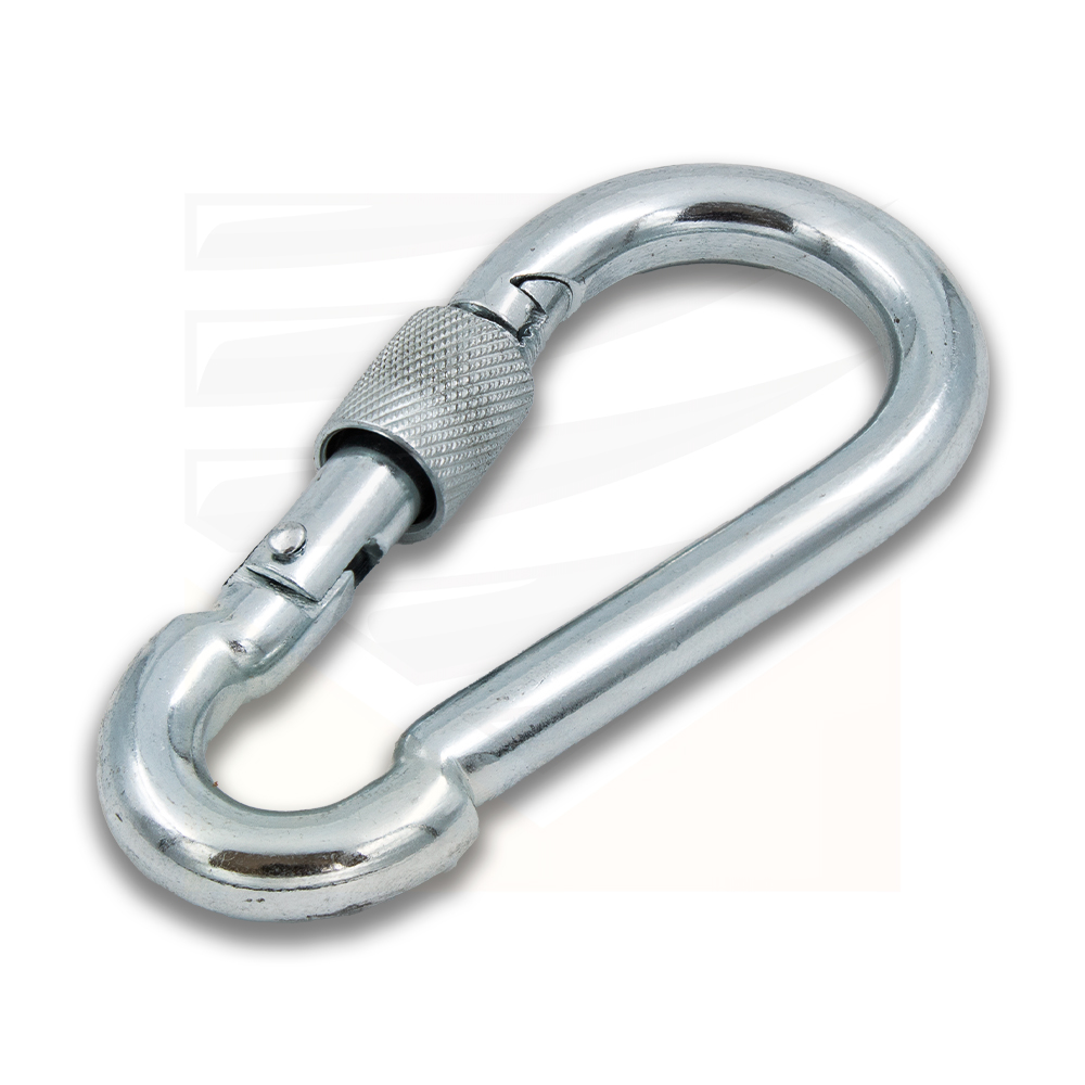 Карабин пожарный с фиксатором 10х100 мм