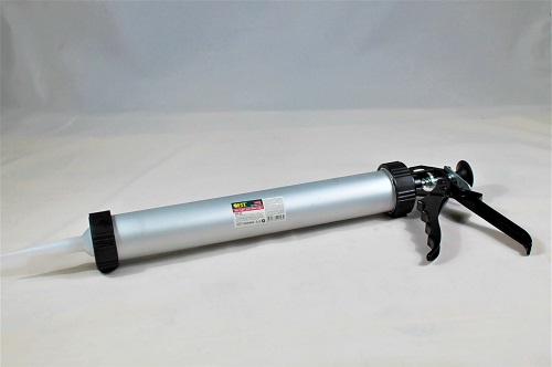 Пистолет для герметика 600 мл алюмин.корпус закрытый Профи