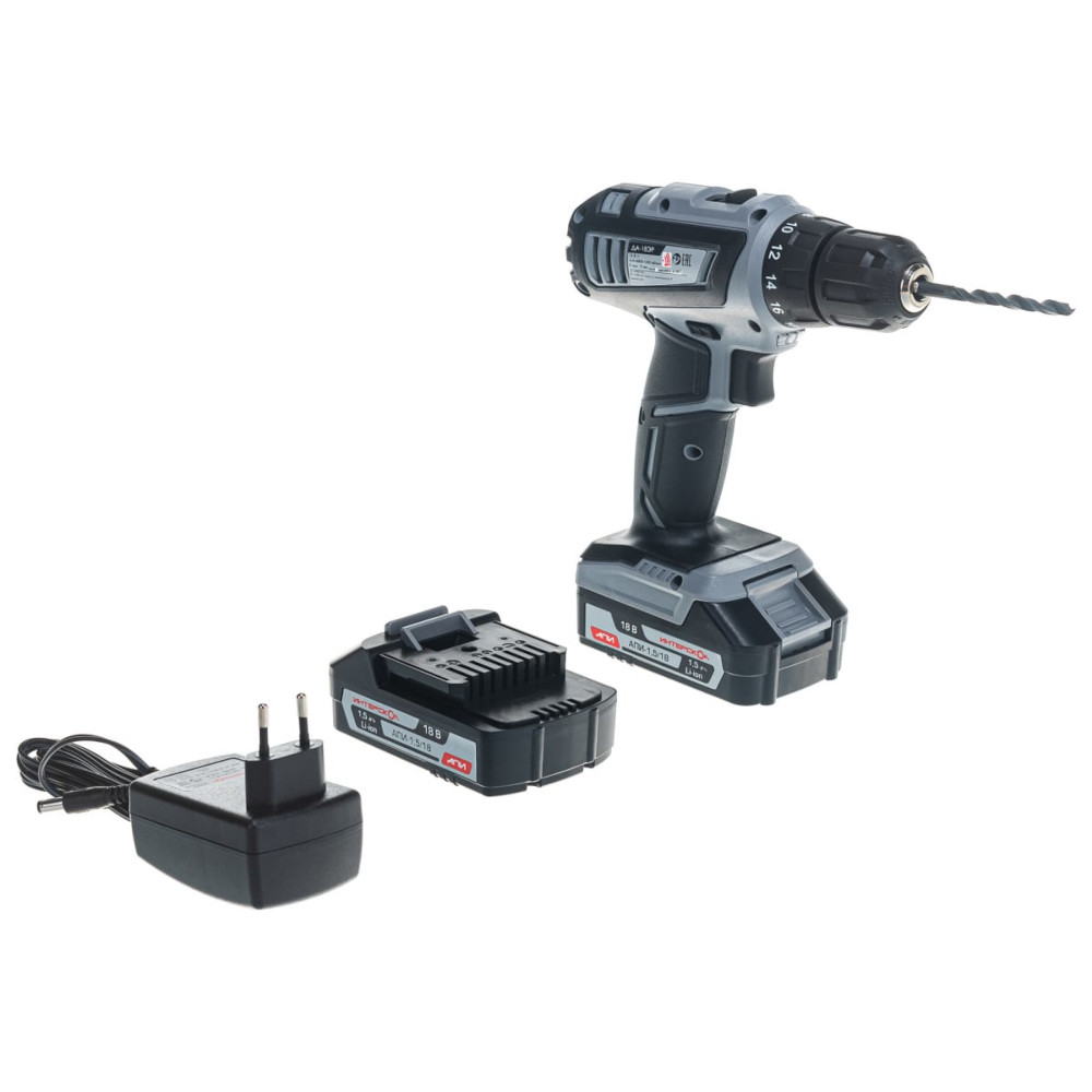 Дрель Интерскол ДА-18ЭР (18В 2х1.5А/ч 35Нм li-ION) свой склад Краснодар низкая цена доставка РФ Дрель Интерскол ДА-18ЭР (18В 2х1.5А/ч 35Нм li-ION) свой склад Краснодар низкая цена доставка РФ