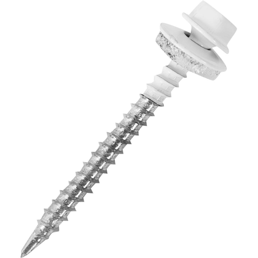 Саморез кровельный 5,5х51 RAL 9003 белый оптом и в розницу по низкой цене склад Краснодар