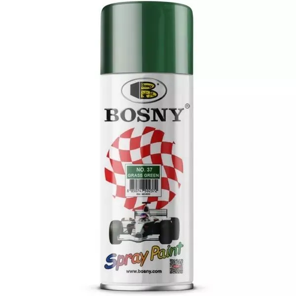 Эмаль аэрозольная №37 зеленая трава (300мл) Bosny