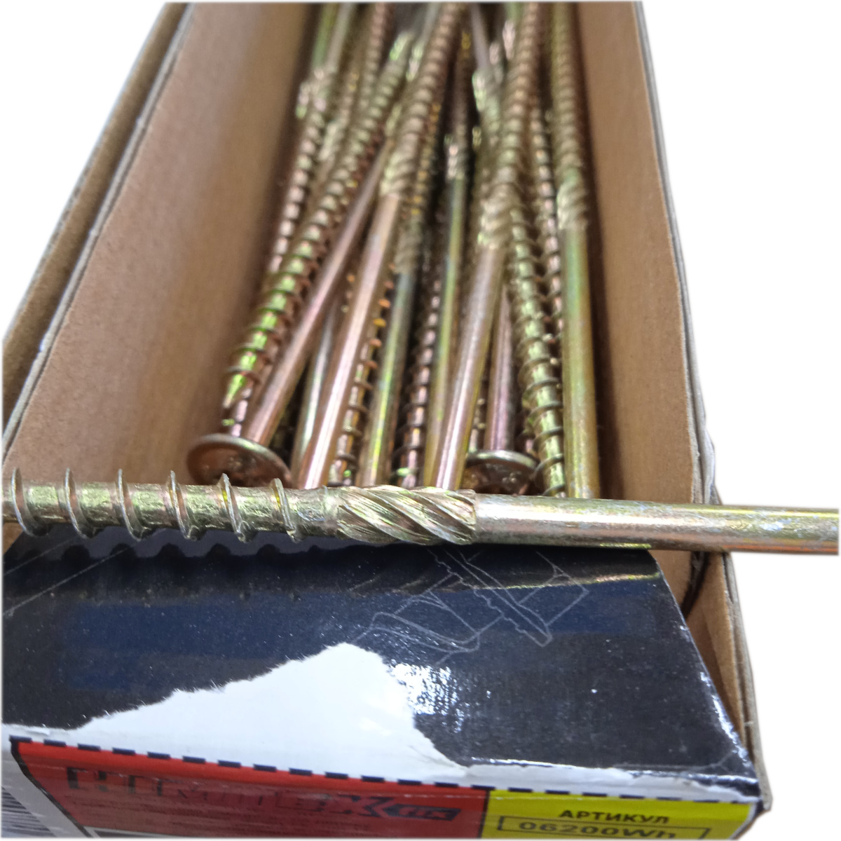 Шуруп по дереву полусфер. гол. конструкционный 6х200 Torx 30 HIMTEXfix 5