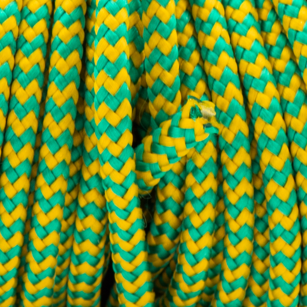 Канат полипропиленовый плетеный 4 мм 16 прядный 50 м с сердцевиной МДС