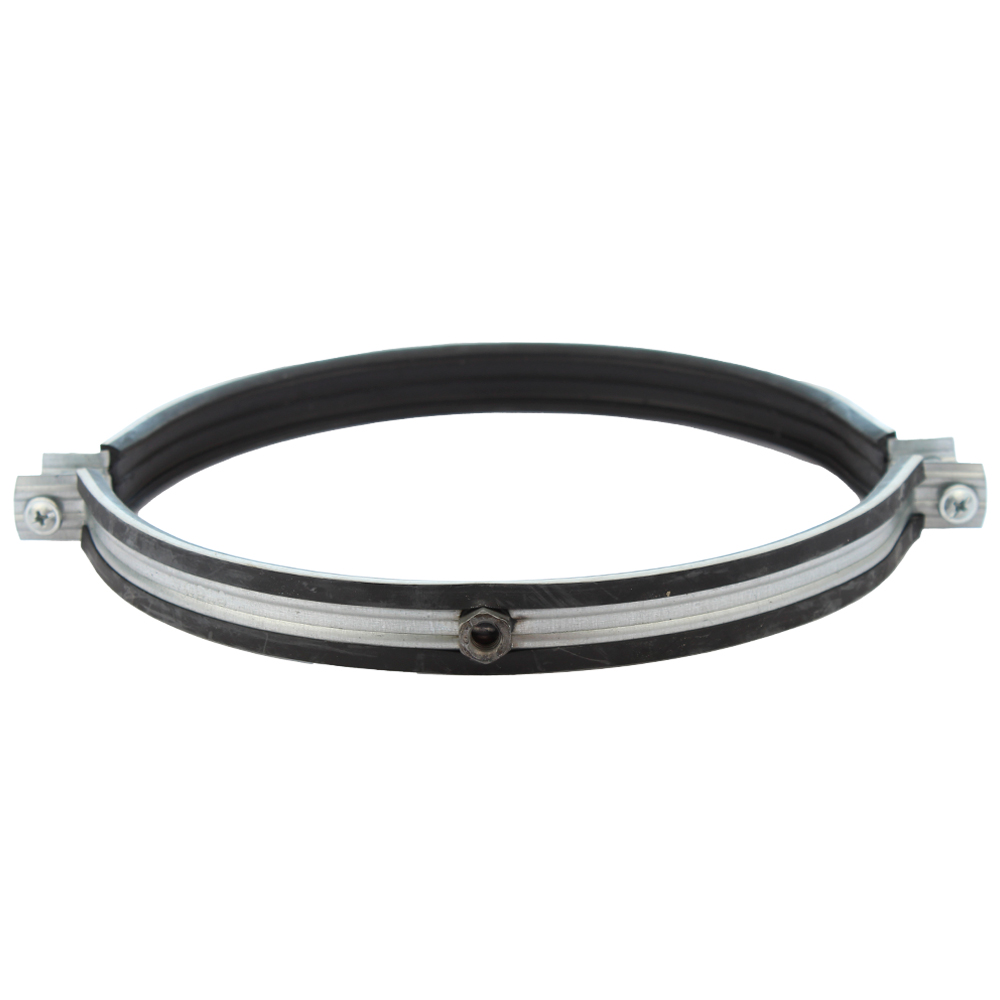 Хомут для воздуховода с резиновым профилем М8/10 180мм