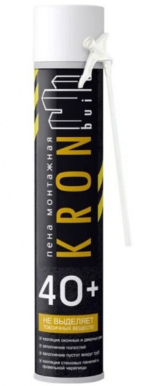 Пена бытовая монтажная KRONBUILD 40+ цена от производителя свой склад Краснодар доставка РФ