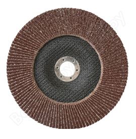Круг лепестковый торцевой (КЛТ) шлифовальный Кратон O125 мм Р60-А защистка дерева и металла