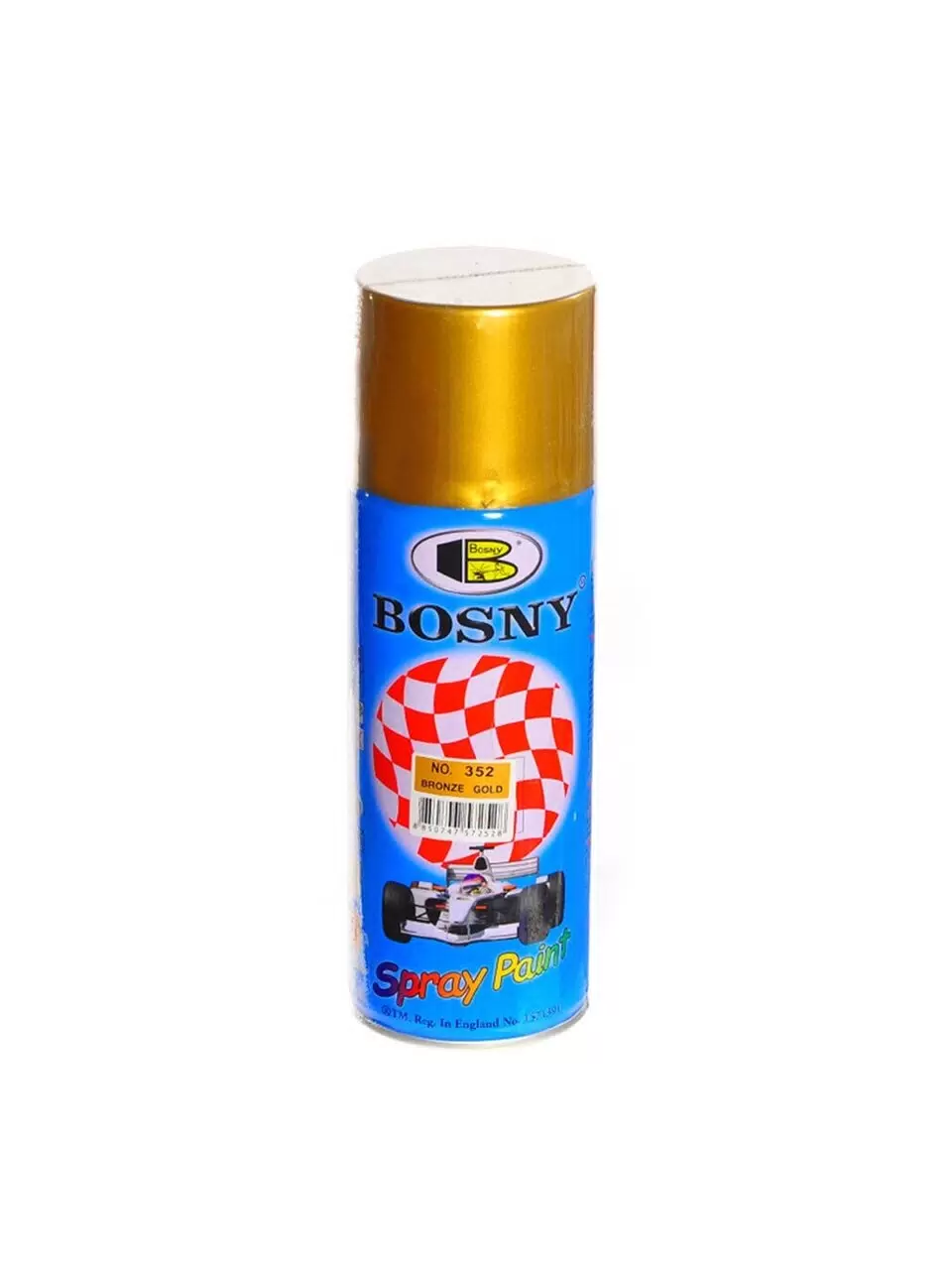 Эмаль аэрозольная металлик №352 золотая бронза (300мл) Bosny