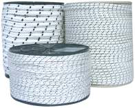 Канат полипропилен. плетеный 16 мм 18 прядный (3500кг серый)