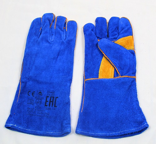 краги сварщика спилковые Блювелдинг с усиленным наладонником