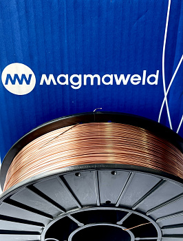 Проволока 1,0 мм сварочная омеднен. MG2 (D200 RND) MAGMAWELD (5 кг)  Проволока 1,0 мм сварочная омеднен. MG2 (D200 RND) MAGMAWELD (5 кг)