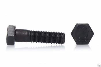 Болт с шестигранной головкой М10х40 класс прочности 8.8 ГОСТ 7798-70 черный