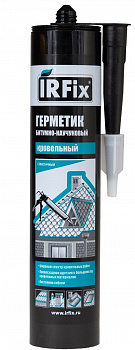Герметик битумно-каучуковый кровельный JETFIX черный 290 мл Герметик битумно-каучуковый кровельный JETFIX черный 290 мл