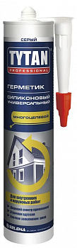 Герметик силикон. универс. Tytan Professional серый (280мл.,12шт) Герметик силикон. универс. Tytan Professional серый (280мл.,12шт)